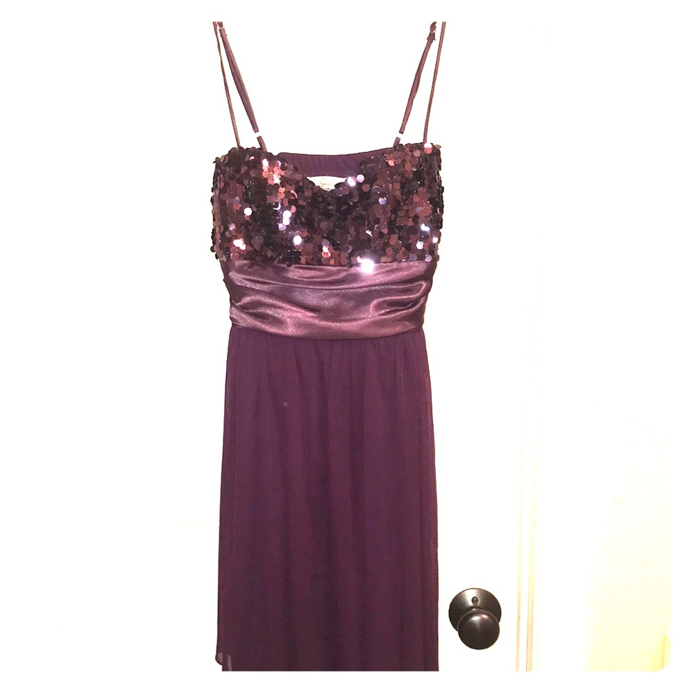 Deep plum homecoming/prom/formal dress